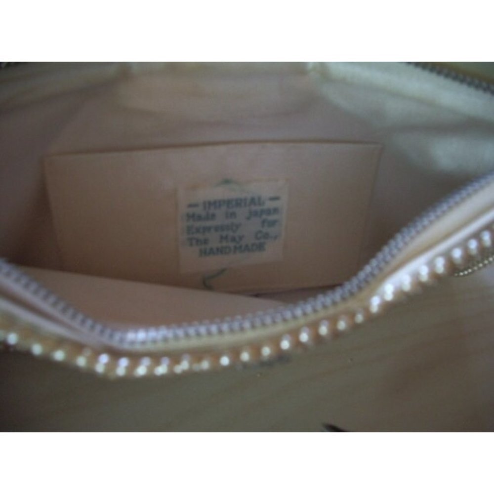 Vintage Beads  & Pearls  evening Bag  Imperial The May Co. made in Japan - Picture 3 of 3